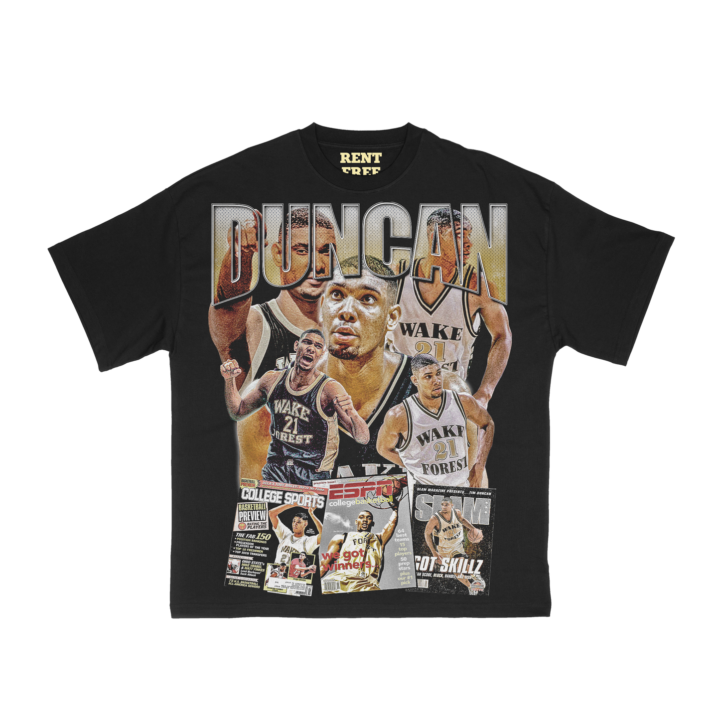 Tim Duncan Wake Forest Tee