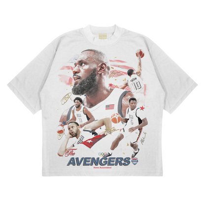 2024 Mens Olympics USA Basketball Tee