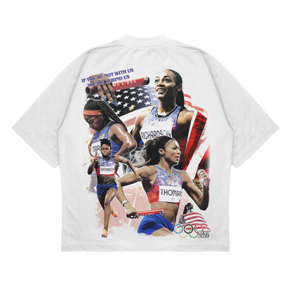 2024 Women's Track 4x100 Olympic Tee